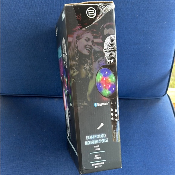 Karaoke Party Kit with Multicolor Light Bulb and Microphone - Picture 2 of 5